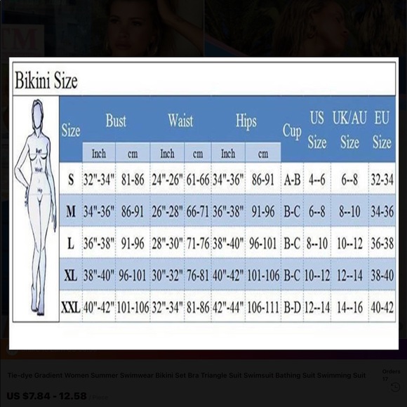 Tie dye bikini - Picture 2 of 4